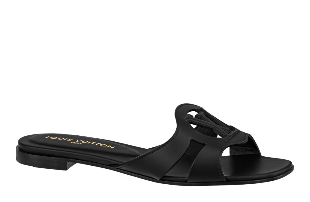 LV Isola Flat Mule black