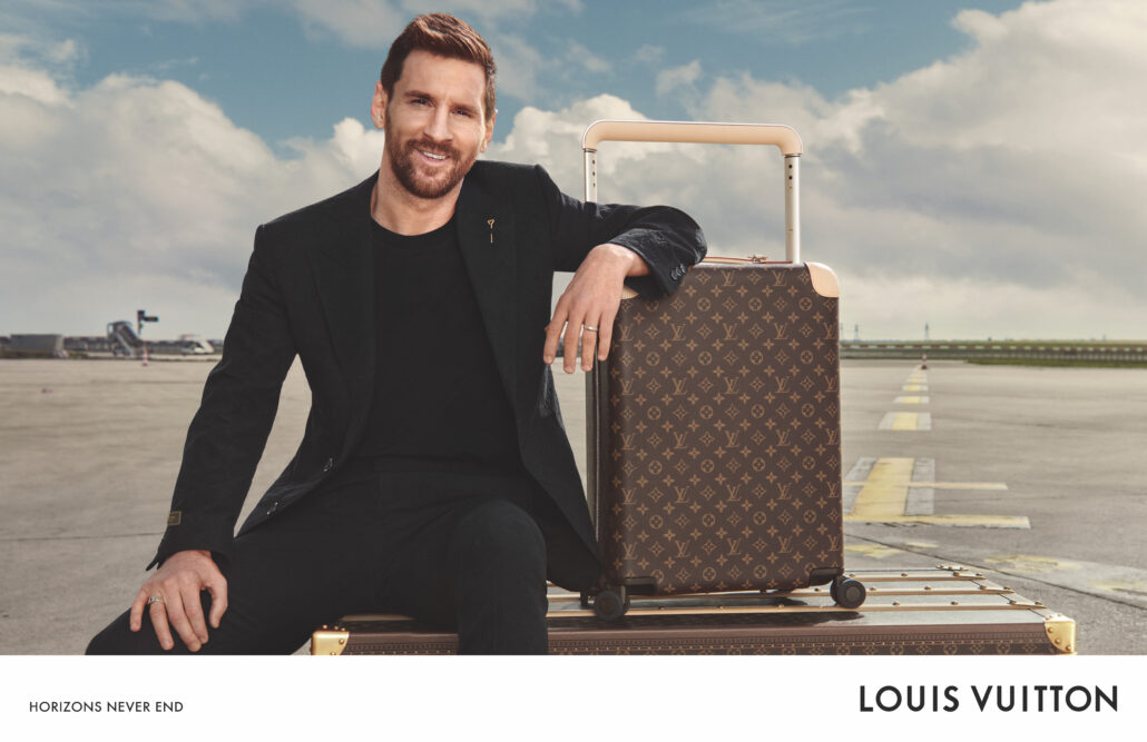 LV LIONEL MESSI STARS THE NEW TRAVEL CAMPAIGN HORIZONS NEVER END 1