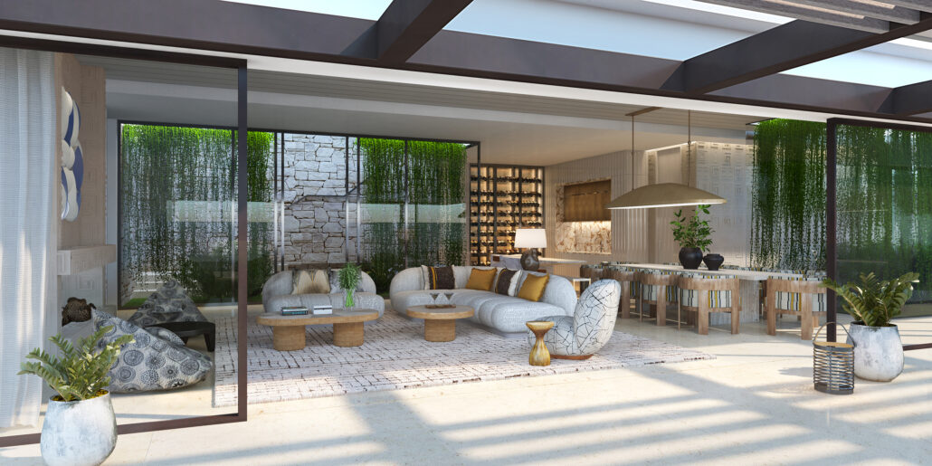 OO Aesthesis Accommodation VillaOne LivingRoom