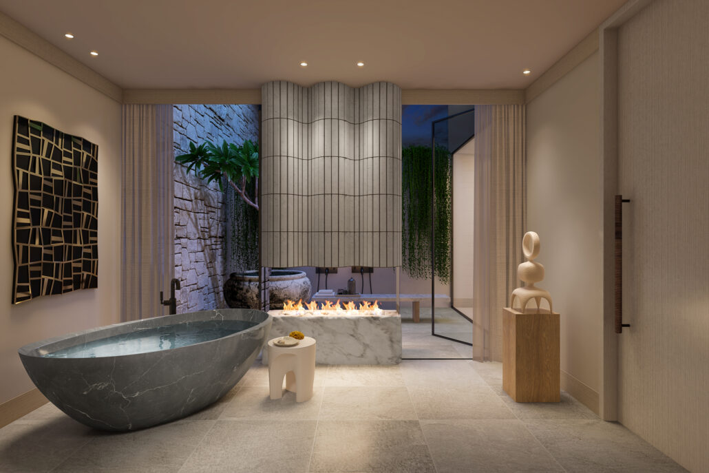 OO Aesthesis Accommodation VillaOne MasterBathroom