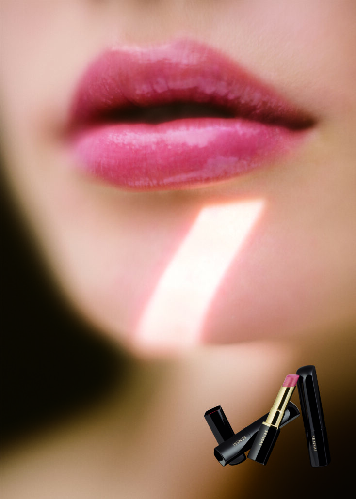 SENSAI LASTING PLUMP LIPSTICK CAMPAIGN SHOT 01