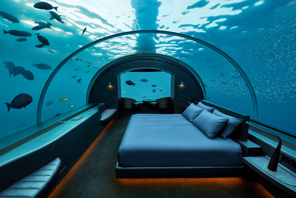 THE MURAKA Architecture Undersea Bedroom Day Hero c Justin Nicholas