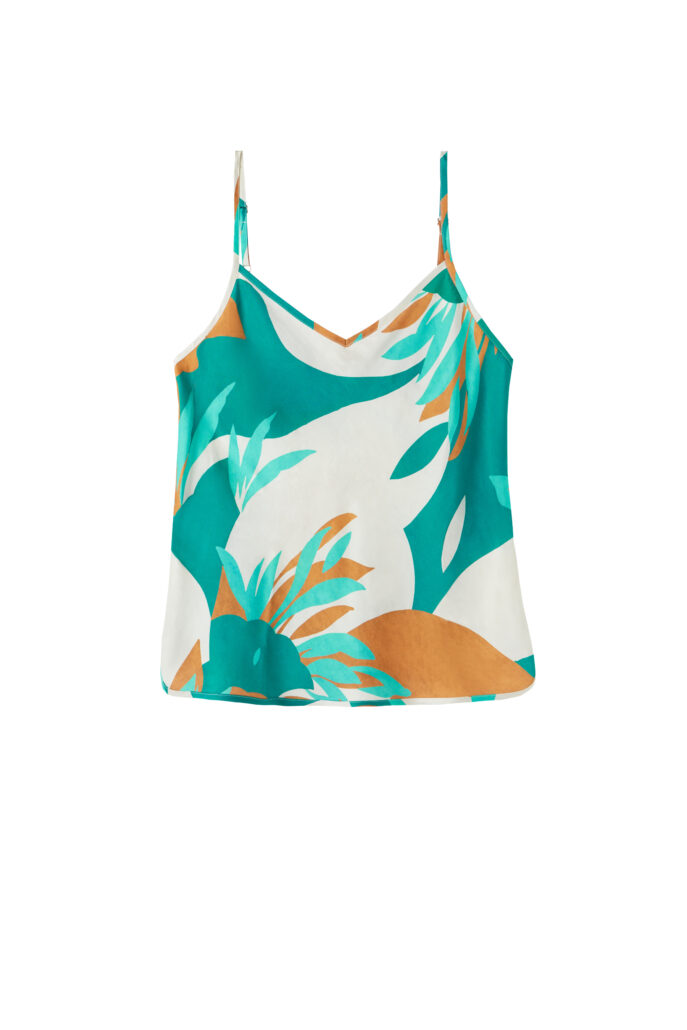 Top aus Viskosesatin Summer Vibes 39 90