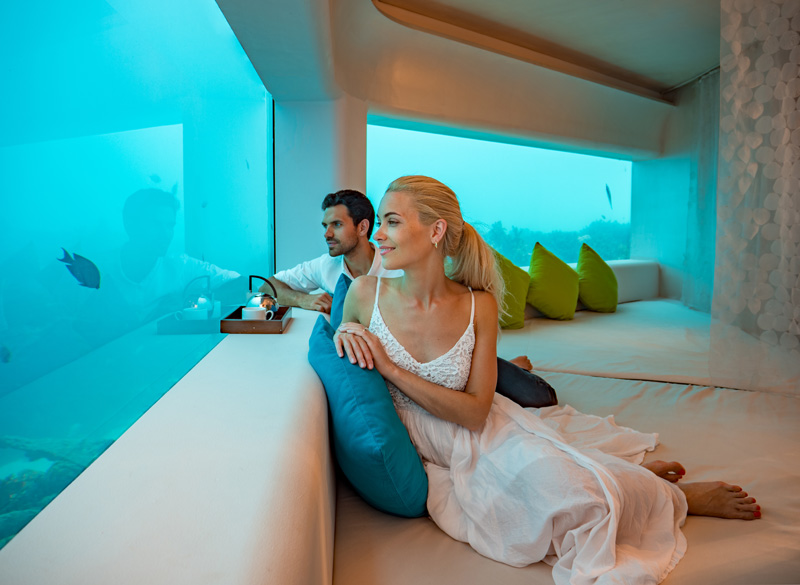 huvafen fushi underwater spa c Huvafen Fushi