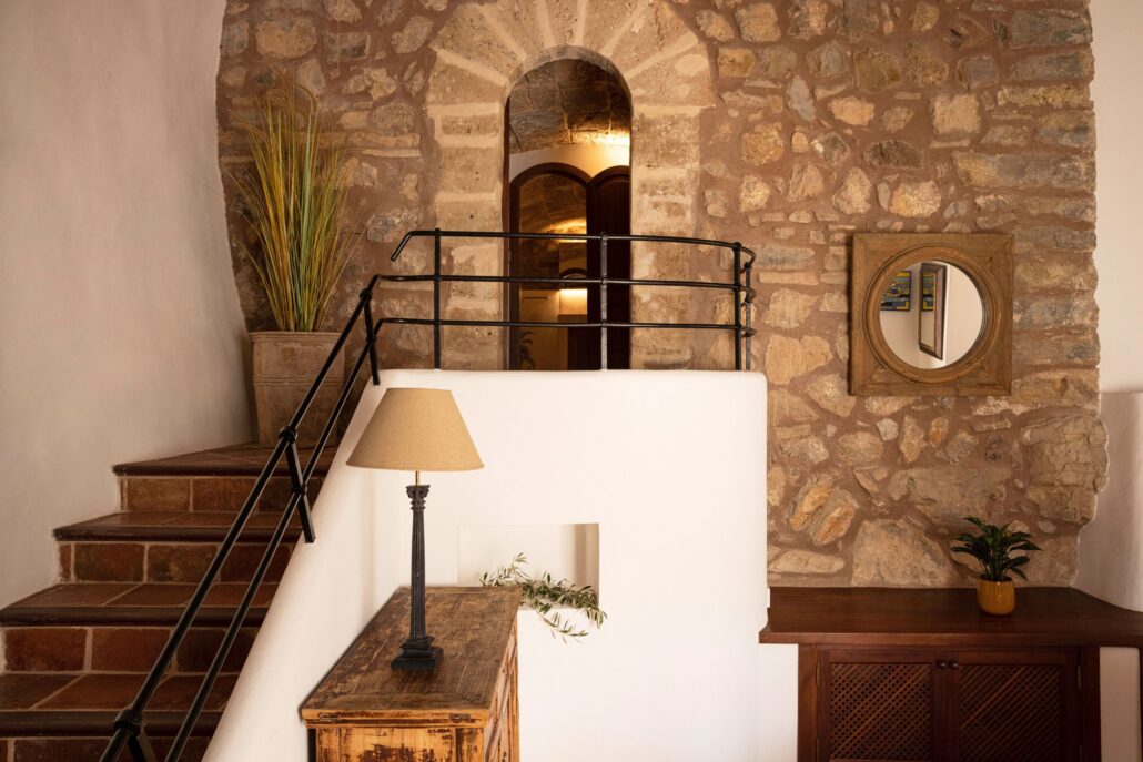 son bunyola son balagueret lounge stairs to bedroom 2