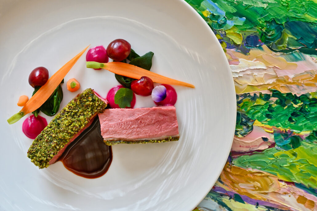 Kempinski Hotel San Lawrenz Gozo LIstorja Pistachio Coriander Crusted Duck Breast copyright Kempinski Hotels