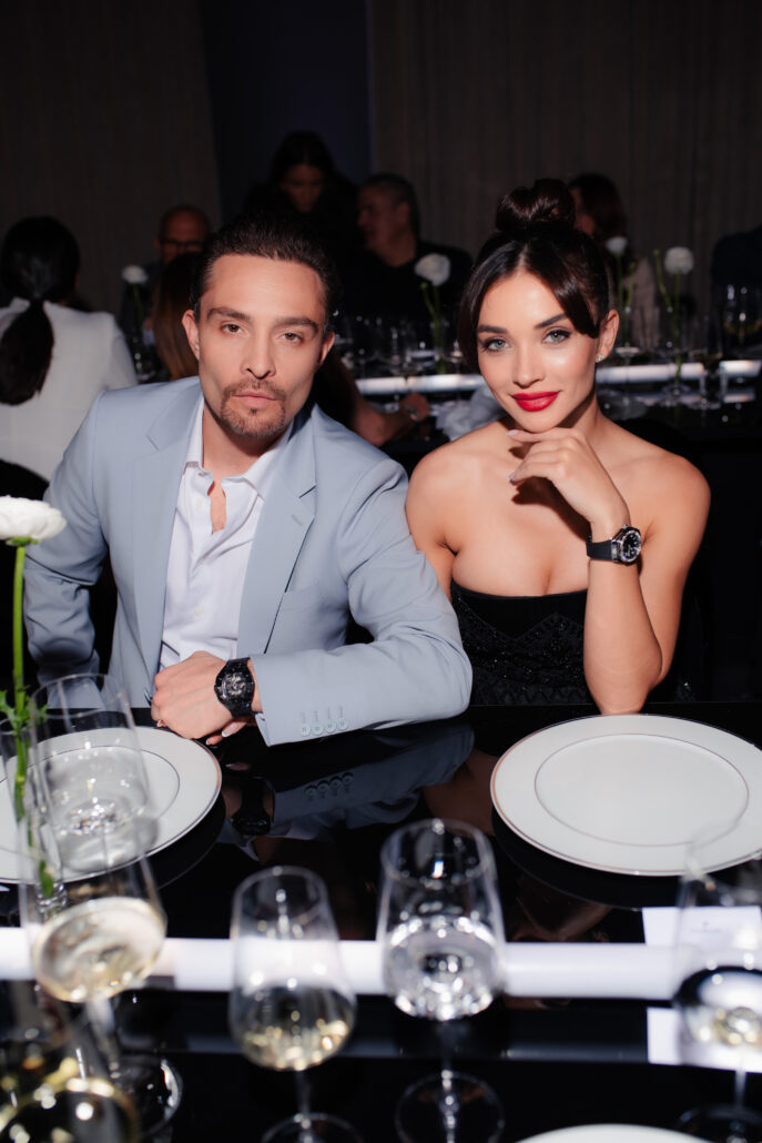 Ed Westwick Amy Jackson at the Sang Bleu Launch Event 2