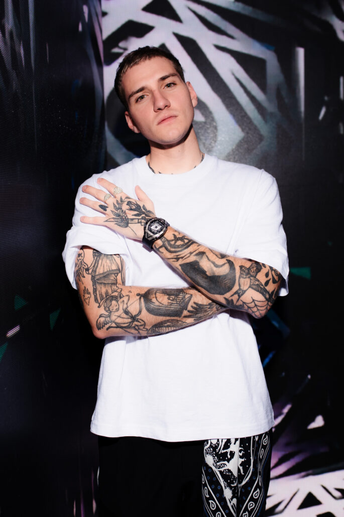 Jakub Strach at the Sang Bleu Launch Event 2