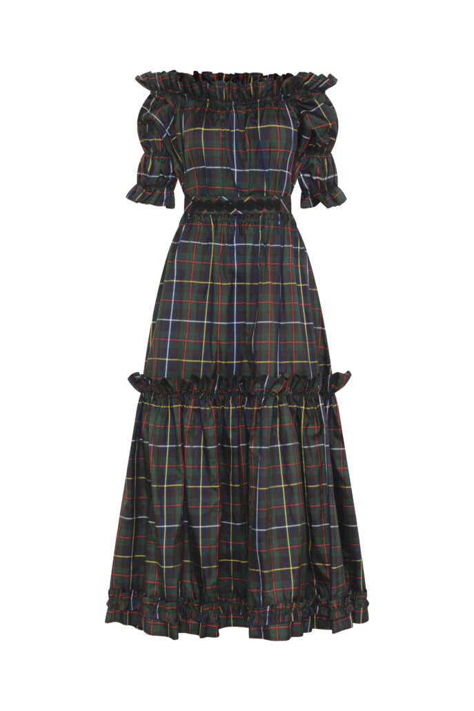 RETTL 1868 Damen Kleid Dolora aus Seide Kaern ten Karo VK 1890