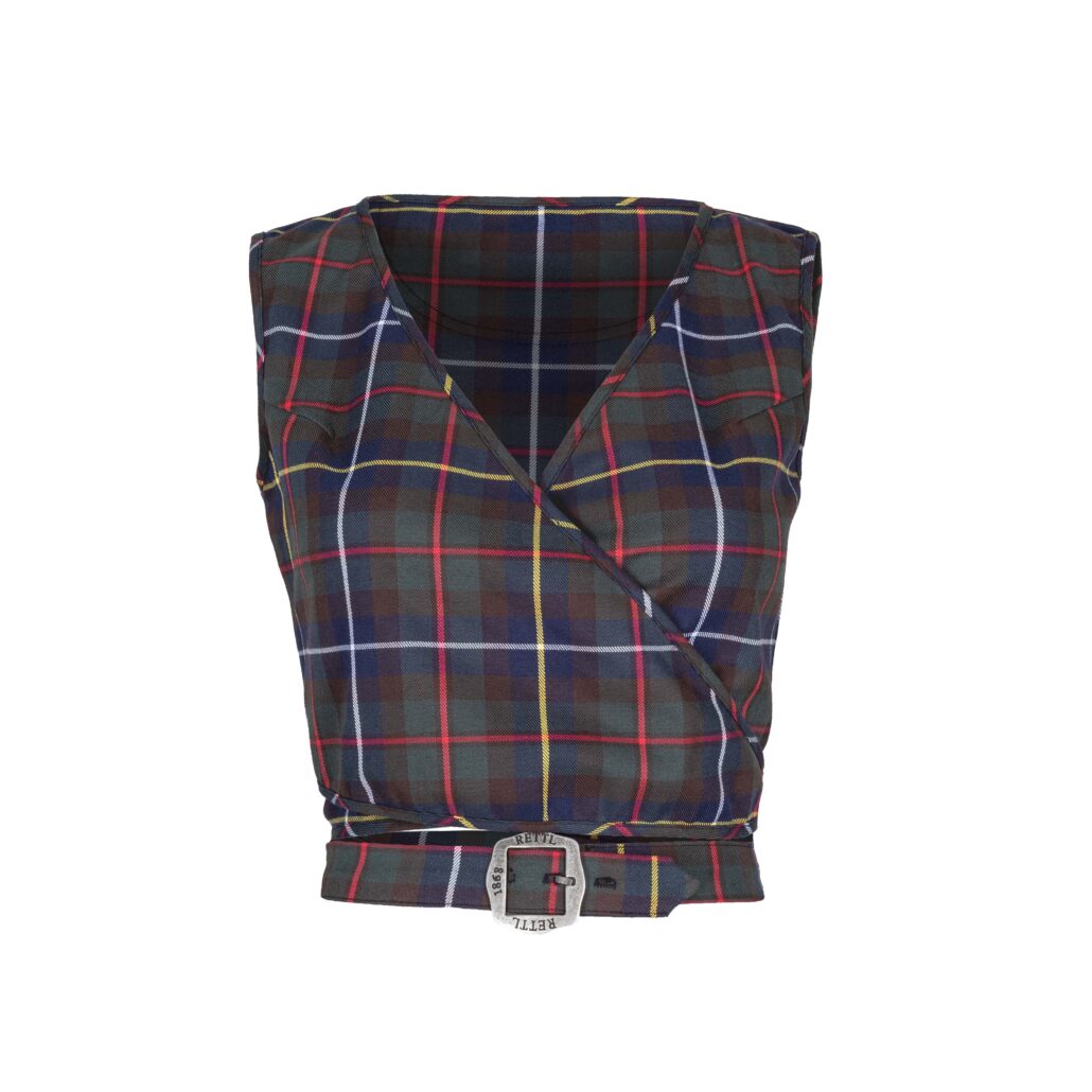 RETTL 1868 Damen Top Malina aus BW Streching Karnten Karo VK 195