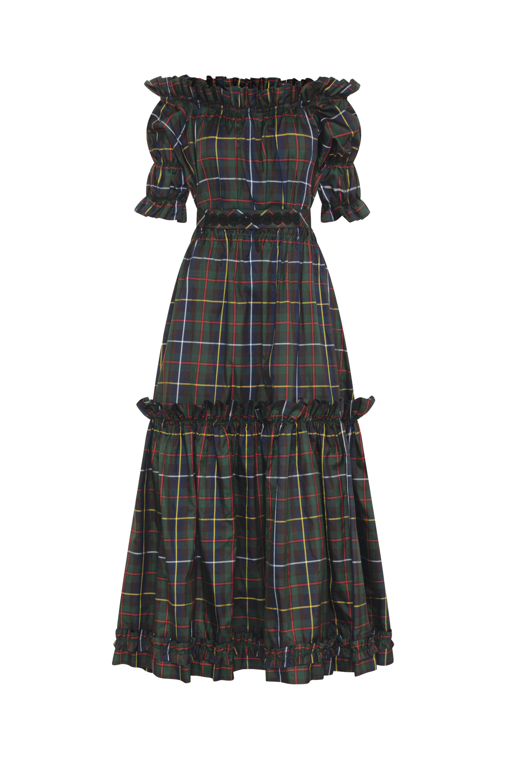 RETTL 1868 Kleid Dolora aus Seide Kaernten Karo VK E 1890 scaled