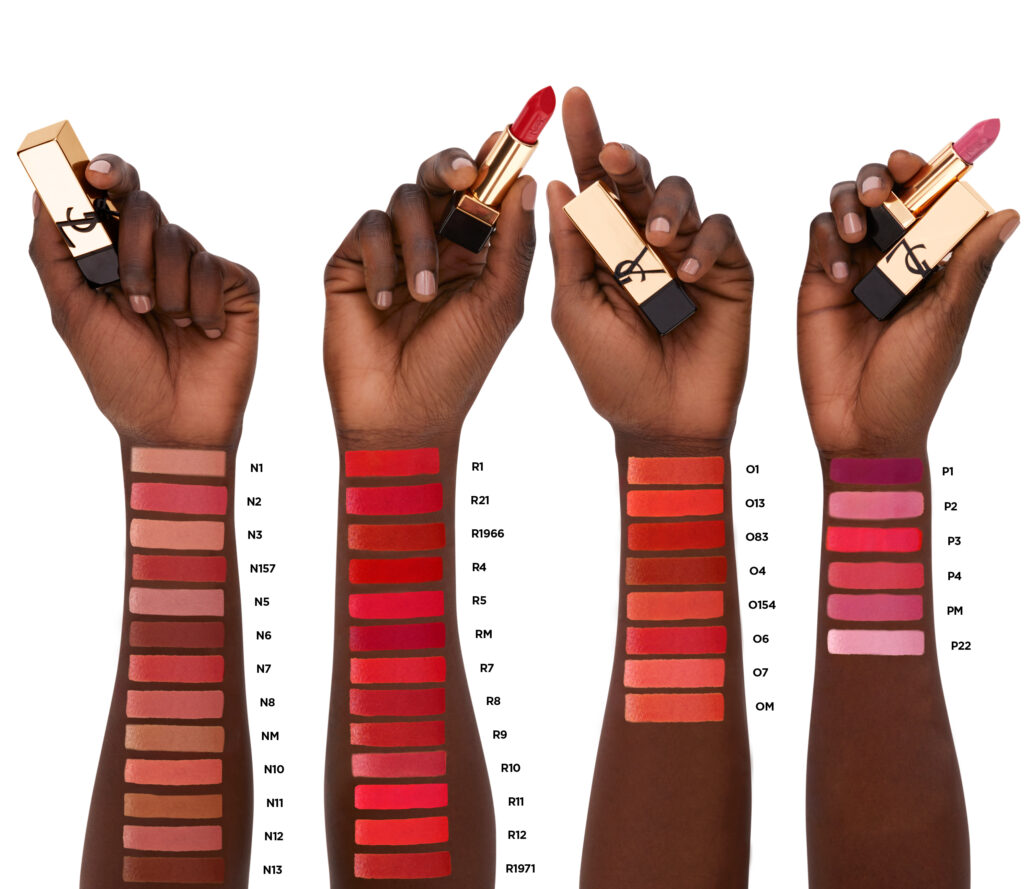 ysl rouge pur couture arm swatches 4