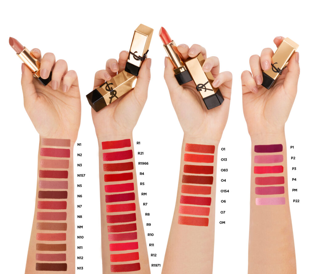 ysl rouge pur couture arm swatches 5