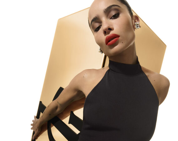 ysl rouge pur couture celebrity model pics zoe kravitz 3