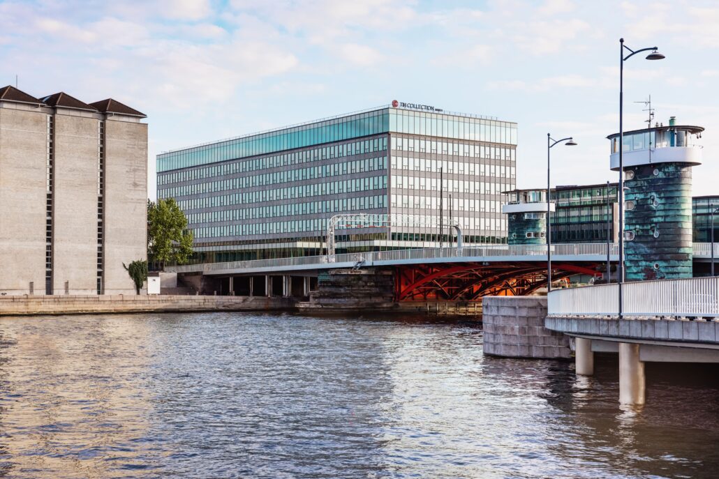 7 NH Collection Copenhagen Facade day exterior view glass building 1