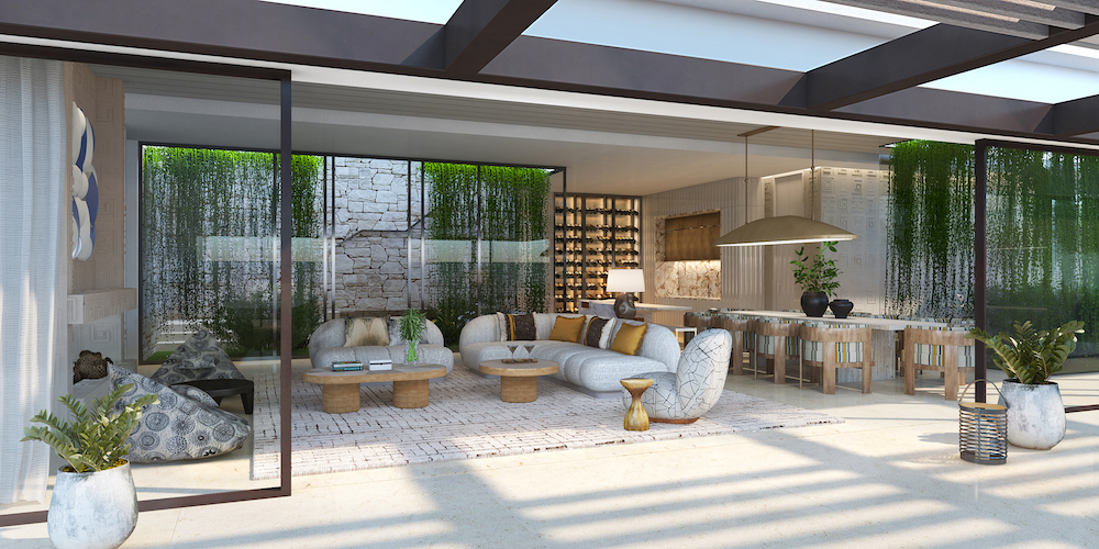 OO Aesthesis Accommodation VillaOne LivingRoom