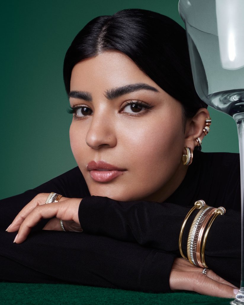 BOUCHERON EOY Emerald Enchantment 2023 – 4 5 – Mila Al Zahrani – Quatre Classique look 2 1