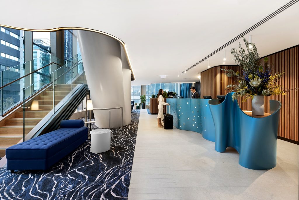 Der Lobbybereich des Citadines Walker North Sydney CREDIT The Ascott Limited