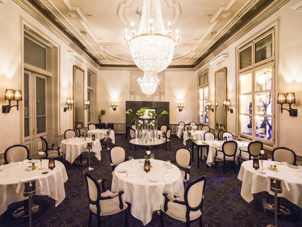 Grand Hotel des Bains Kempinski Ca dOro Restaurant Interior View