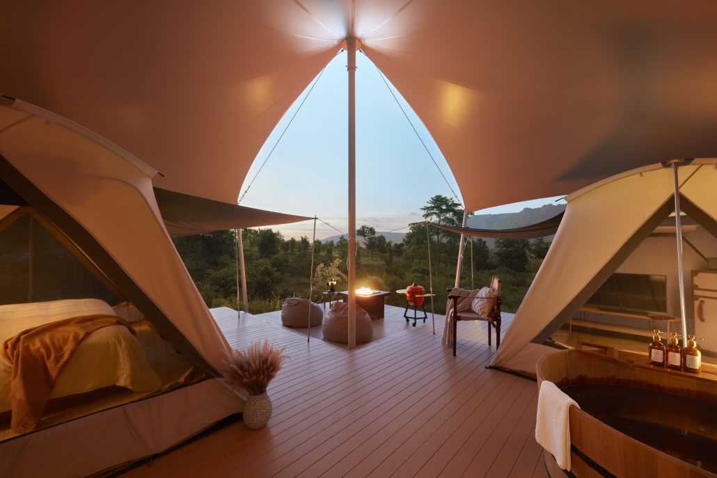 Marasca Khao Yai Glamper Tent c Small Luxury Hotels of the World
