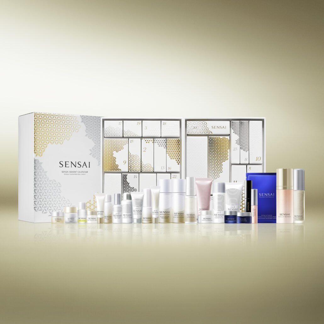 SENSAI Advent Calendar 2023 square Gold Background