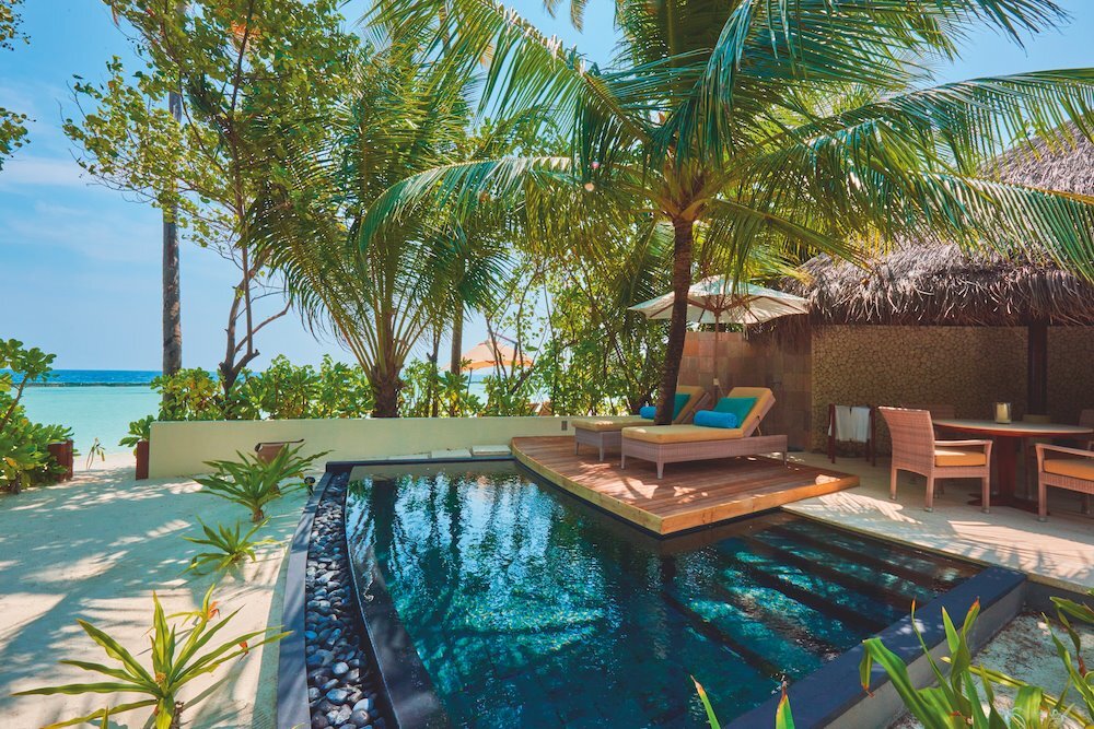 halaveli maldives 2016 beach villa pool HD
