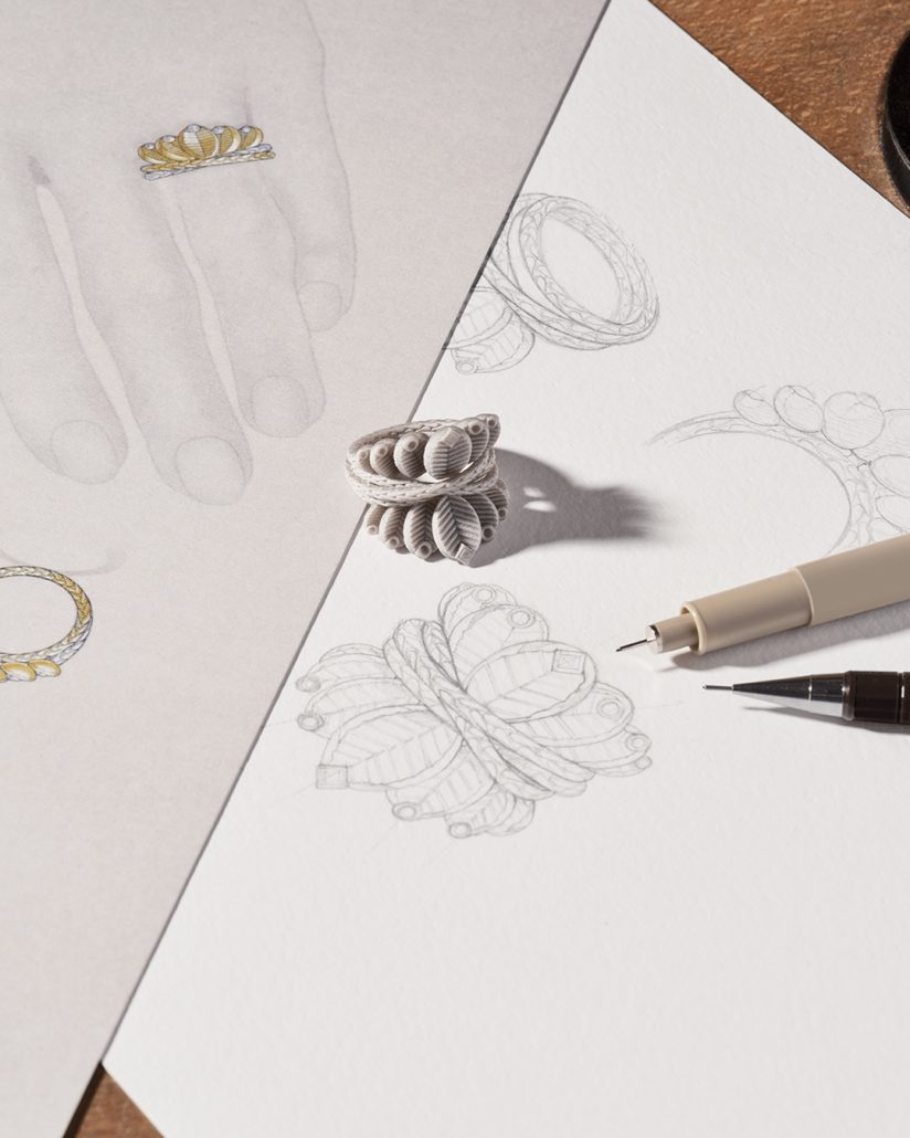 4x5 CARTIER GRAIN DE CAFE 8806 1