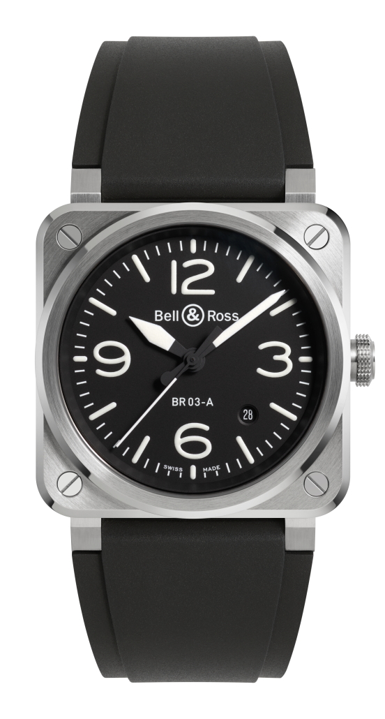BellRoss N12 BR03 Black STEEL Rubber EUR 3700