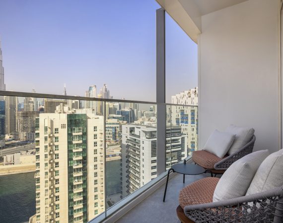 Embassy Suites by Hilton Dubai Business Bay Living Area 1 Credit Hilton