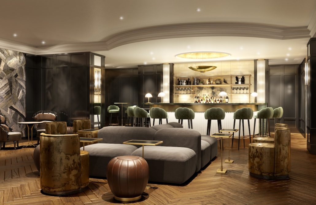HDBBW Hilton Heidelberg Rendering Bar