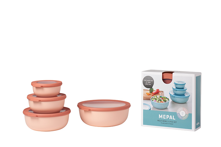 Mepal SetMultisch�sselCirqulaflach4 teilig35075012502250ml nordicblush UVP4499