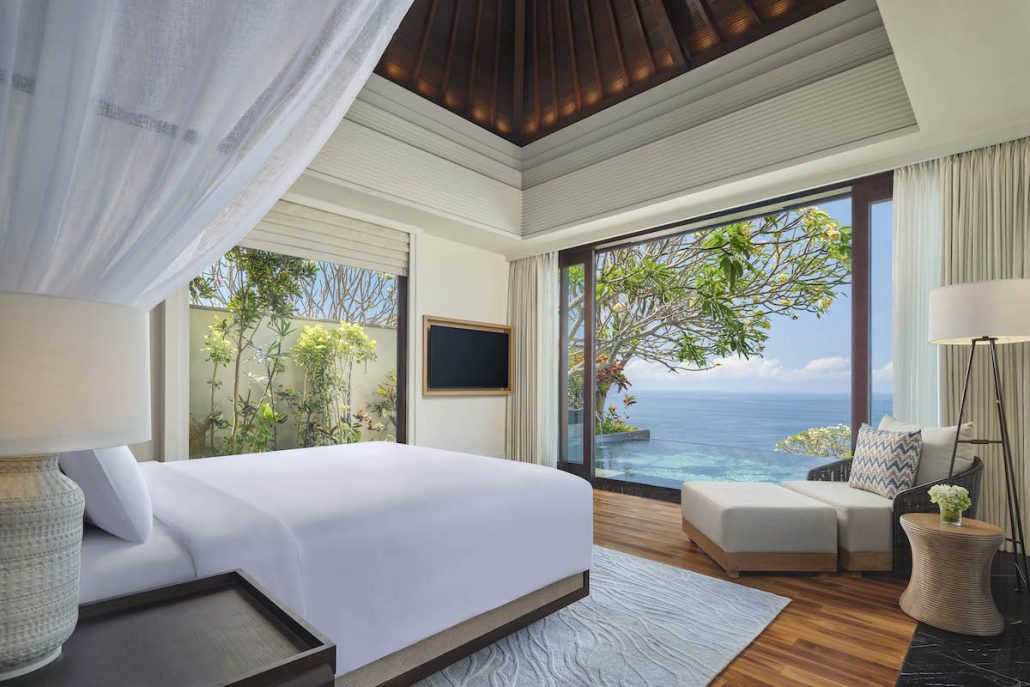 Umana Bali LXR Hotels Resorts 1 Bedroom Panoramic Ocean Pool Villa Bedroom