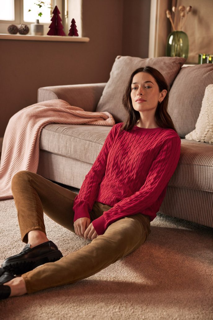 133807 Zopfstrickpullover Rot 3 50.23 1