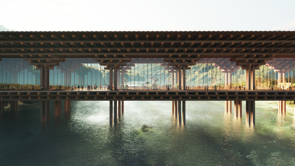 CRAFT BRIDGE EXTERIOR by BRICK VISUAL