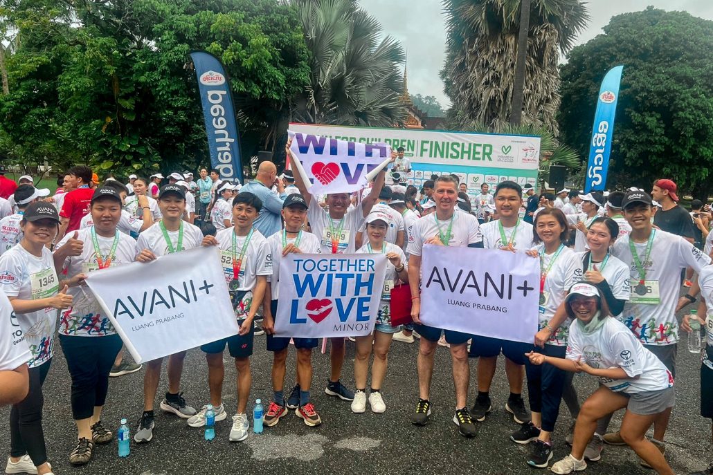 Dollars for Deeds Avani Luang Prabang Team Members Run for Children Half MarathoncAvani HotelsundResorts