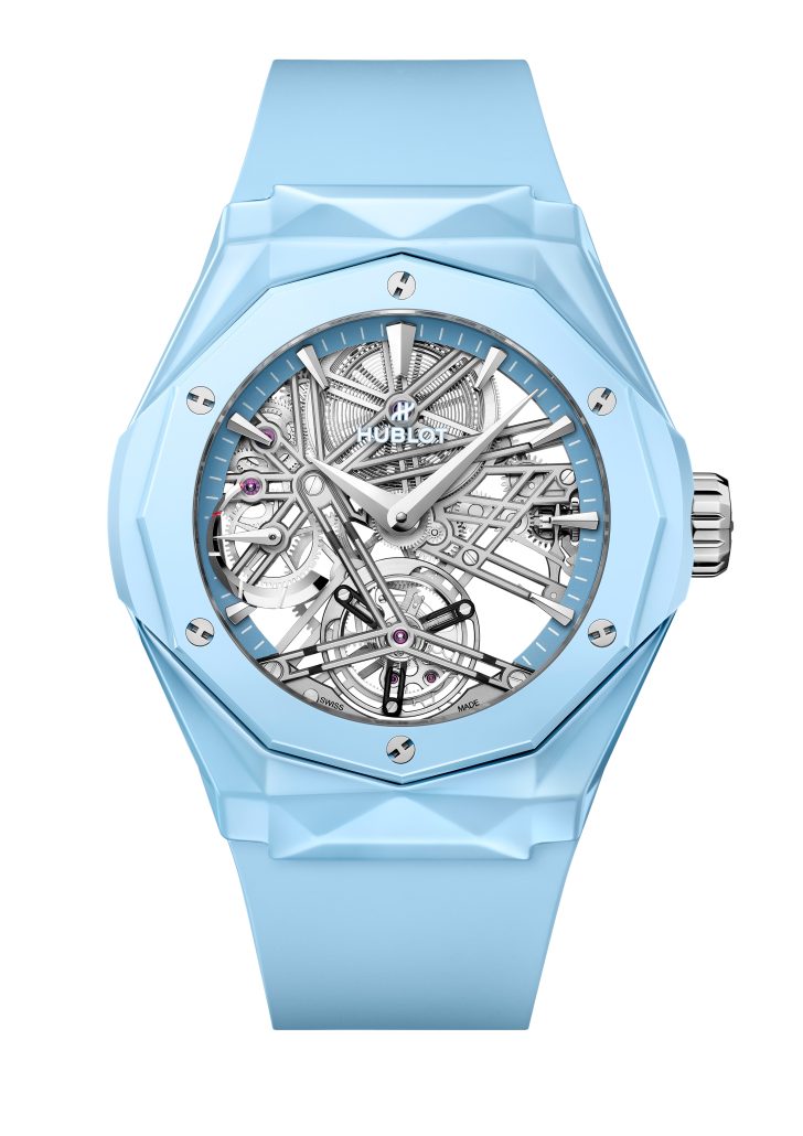 HUBLOT CLASSIC FUSION TOURBILLON ORLINSKI SKY BLUE 505.ES .5129.RX .ORL24 SD HR B DIGITAL original