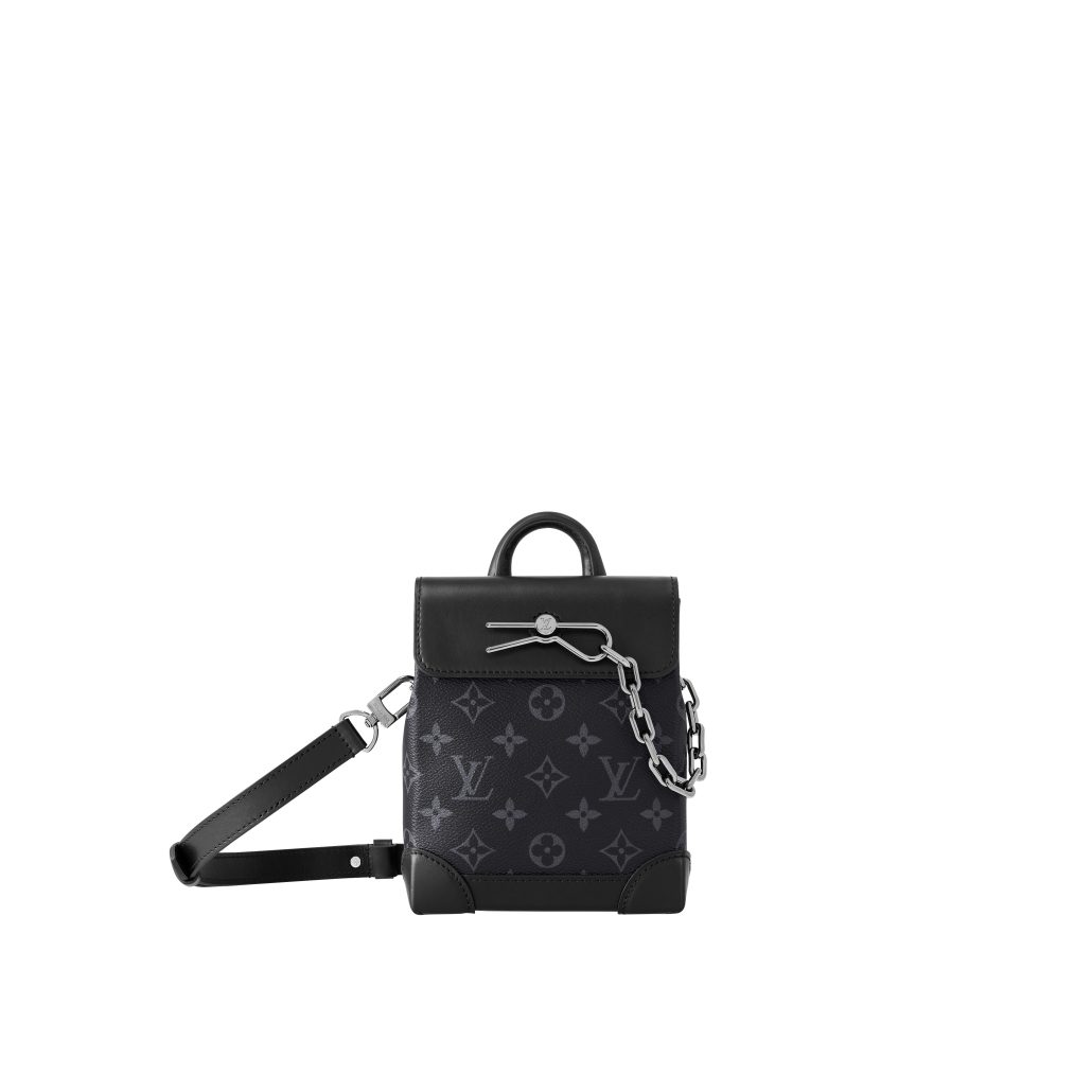 LOUIS VUITTON STEAMER NANO BAG IN MONOGRAM ECLIPSE CANVAS
