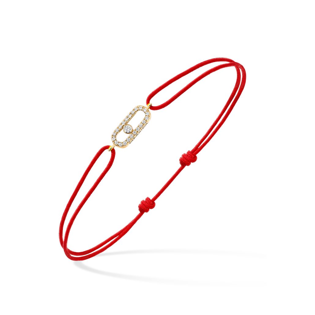 Messika Paris Bracelet Cordon Move Uno PV Rouge 13211 Y