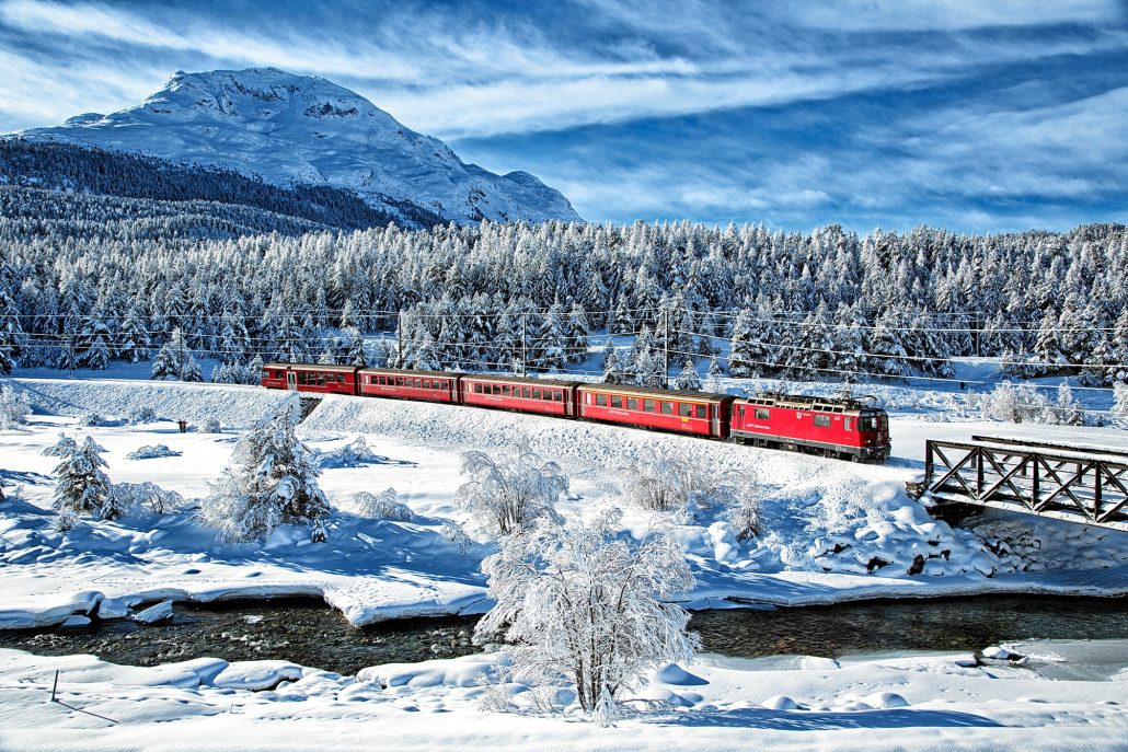 Rhaetische Bahn Oberengadin Winter Credit Rhaetische Bahn