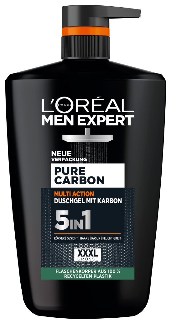 r l oreal men expert pure carbon 5 in 1 multi action duschgel 6.99eur. 2
