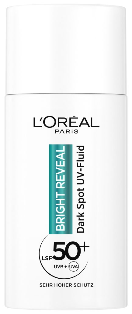 r l oreal paris bright reveal dark spot uv fluid lsf50 14.99eur. 2