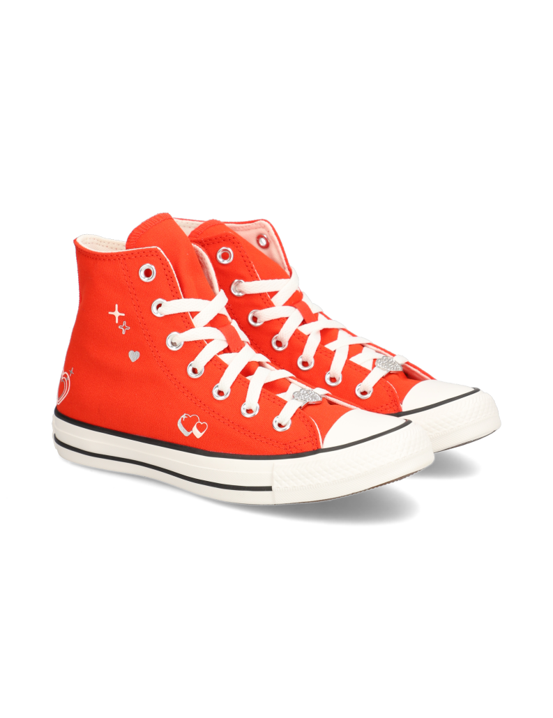 1733504027 HUMANIC Converse Textil Mid Cut Sneaker mit Herz E7995 3