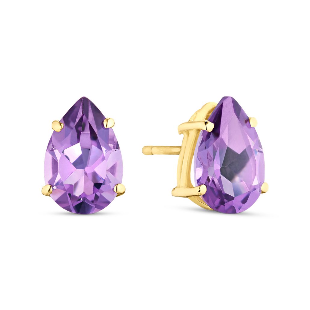 DJ Amethyst Ohrstecker Gold 585 199Eur