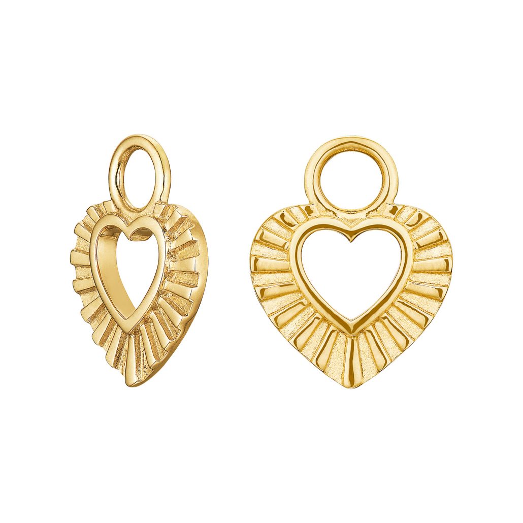 DJ Anh„nger f�r Mini Creolen Herz Gold 585 199Eur