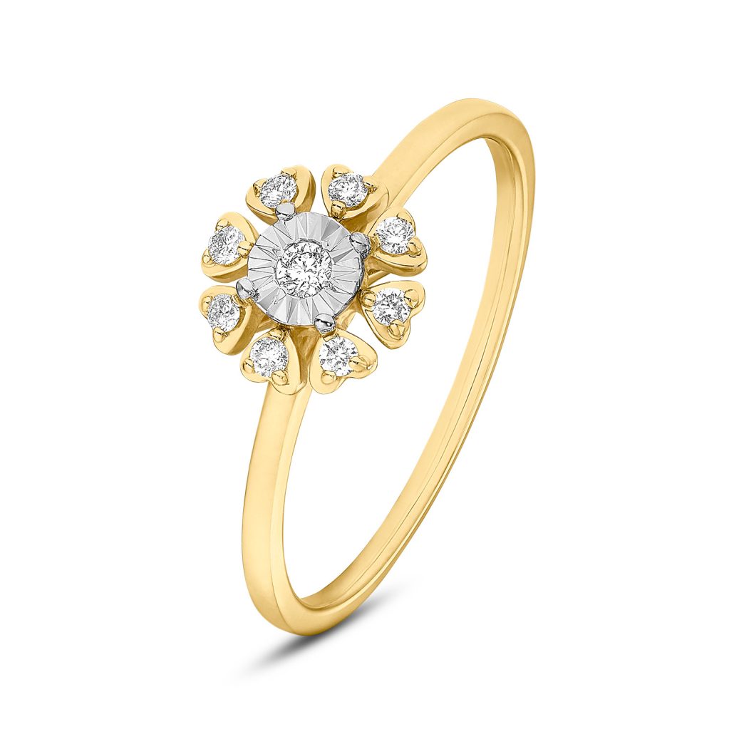 DJ Brillant Ring Gold 585 bicolor 599Eur