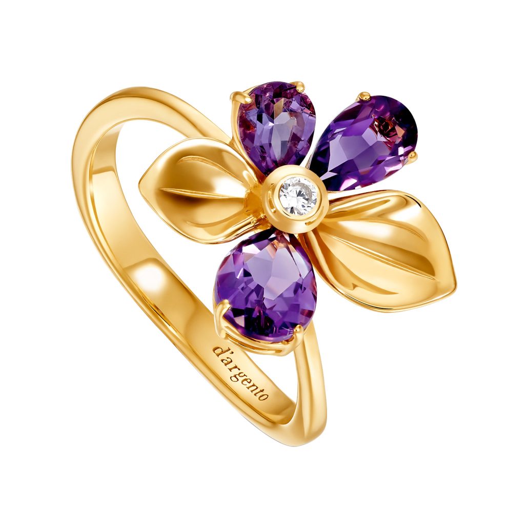 DJ Ring Amethyst Blume Silber vergoldet Zirkonia 99Eur.jpg
