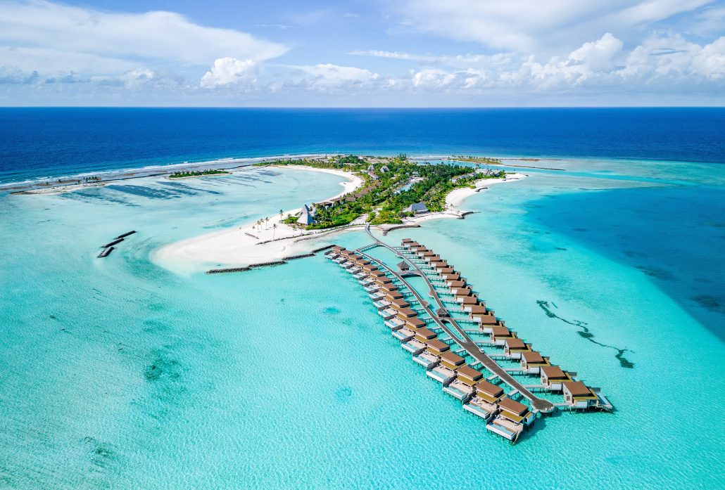 Kuda Villingili Resort Maldives Aerial Image