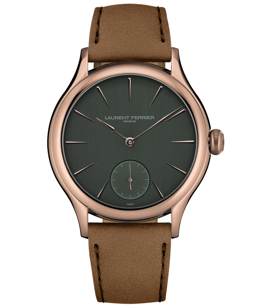 Laurent Ferrier Classic Micro Rotor Evergreen RedGold Watch LCF004.R5.VR1 Front Soldat HD CMYK