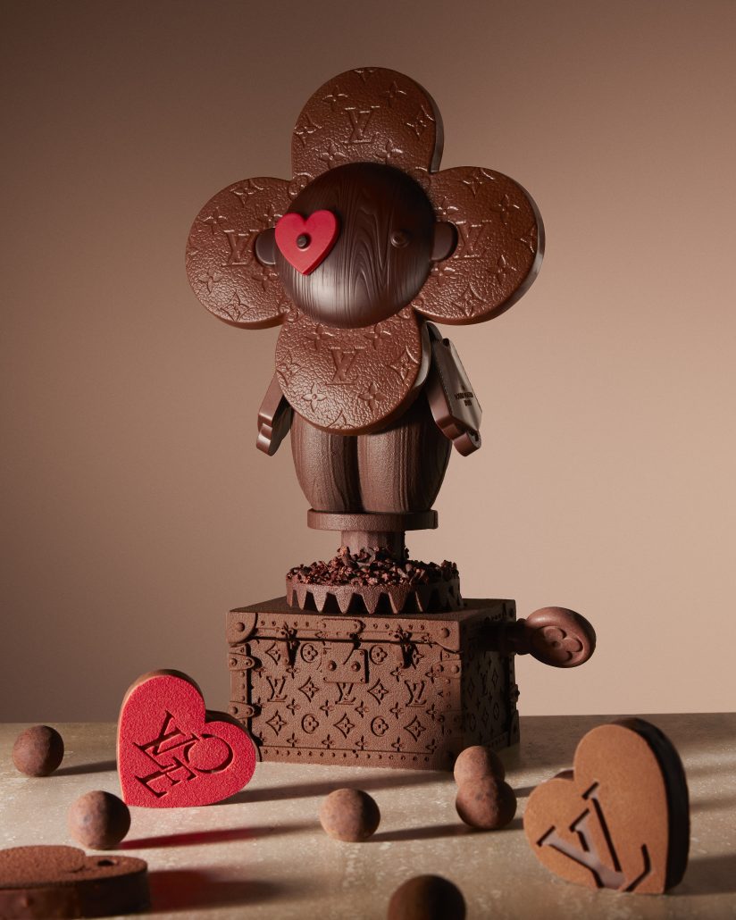 Louis Vuitton Le Chocolat Maxime Frederic At Louis Vuitton Valentines Day 3