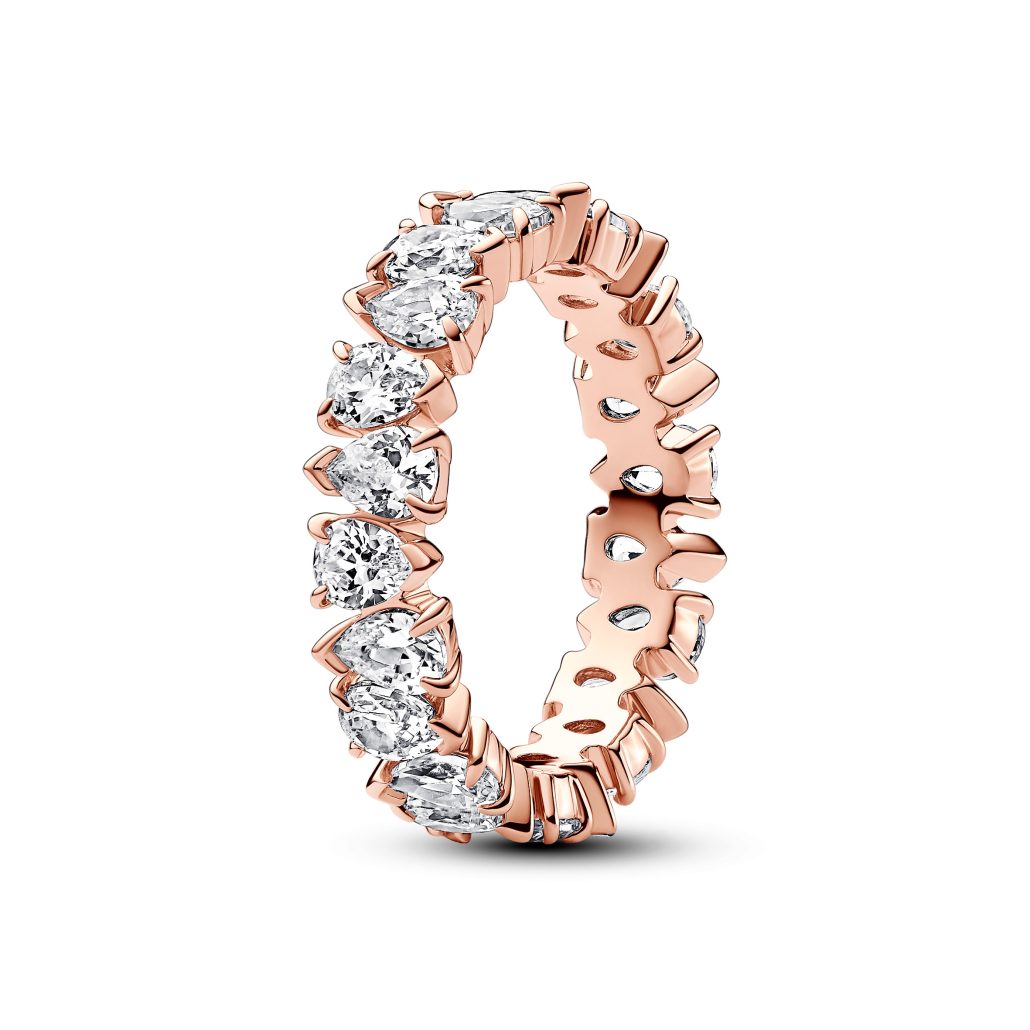 Pandora Ring 14k Rose gold plated Cubic Zirconia 183021C01 1